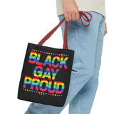 BLACK GAY PROUD TOTE BAG