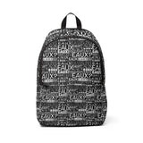 EAUX WHITE BOOK BAG