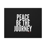PEACE BE THE JOURNEY WHITE CANVAS ART