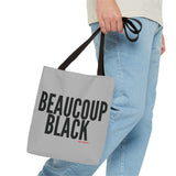 BEAUCOUP BLACK - BLACK UNISEX TOTE BAG
