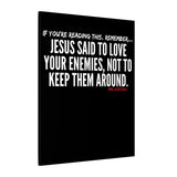 JESUS SAID (CLEAN) CANVAS ART