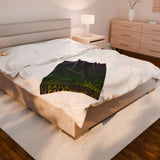 EAUX- MARDI GRAS PLUSH BLANKET
