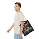 BLACK GAY PROUD TOTE BAG
