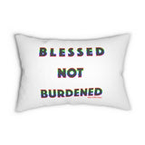 BLACK QUEER RAINBOW LUMBAR PILLOW