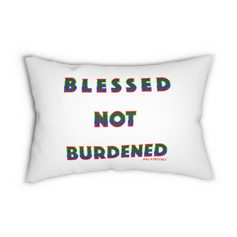 BLACK QUEER RAINBOW LUMBAR PILLOW