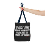 WHERE YOU FIT TOTE BAG