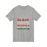 FRIENDLY REMINDER UNISEX V-NECK T-SHIRT