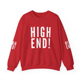 HIGH END WHITE UNISEX SWEATSHIRT
