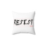 RESIST - WHITE THROW PILLOW