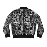 EAUX WHITE AOP WOMEN'S BOMBERS JACKET