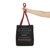 BLACK MAN RAINBOW TOTE BAG