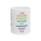MEANING OF PRIDE CERAMIC MUG WHITE 150Z