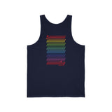 BIIIIIITCH RAINBOW UNISEX TANK TOP