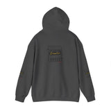 REACH FOR SOMETHING BLACK GOLD UNISEX HOODIE