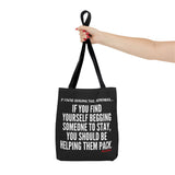 HELP THEM PACK TOTE BAG