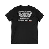 FIGURE OUT UNISEX V-NECK T-SHIRT