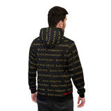 BLACK MAGIC - BLACK GOLD AOP PULLOVER HOODIE