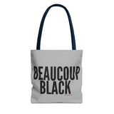 BEAUCOUP BLACK - BLACK UNISEX TOTE BAG
