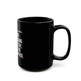 HELP THEM PACK CERAMIC MUG - BLACK 110Z, 150Z