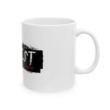RESIST - BLACK CERAMIC MUG - WHITE 11OZ