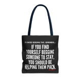 HELP THEM PACK TOTE BAG