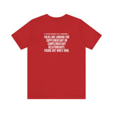FIGURE OUT UNISEX   SHORT SLEEVE T-SHIRT