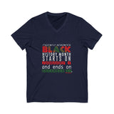 FRIENDLY REMINDER UNISEX V-NECK T-SHIRT