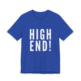 HIGH END WHITE UNISEX SHORT SLEEVE T-SHIRTS