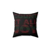 COUNT IT ALL JOY-RBG THROW PILLOW