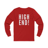HIGH END WHITE UNISEX LONGSLEEVE T-SHIRTS