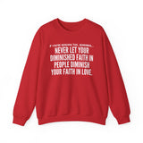 DIMINISHED FAITH UNISEX SWEATSHIRT