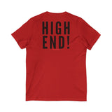 HIGH END BLACK UNISEX V-NECK T-SHIRTS