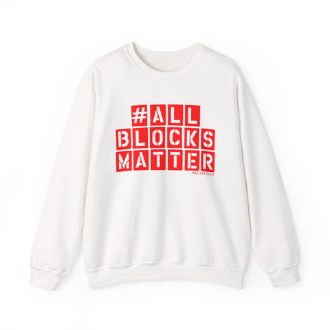 ALLBLOCKSMATTER_Red UNISEX SWEATSHIRT