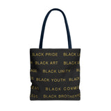 BLACK MAGIC - GOLD LETTERS TOTE BAG