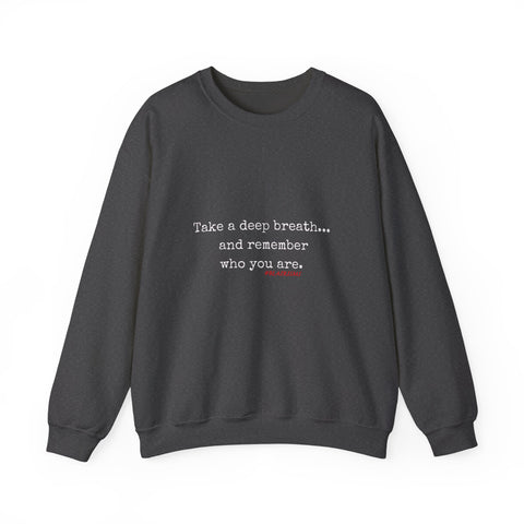 TAKE A DEEP BREATH (CLEAN) UNISEX SWEAT SHIRT
