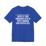 DIMINISHED FAITH UNISEX SHORT SLEEVE T-SHIRT