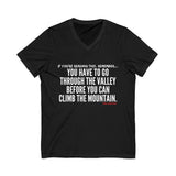 VALLEY UNISEX V NECK T SHIRTS