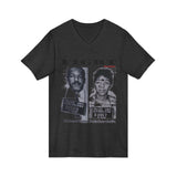 FIGHT - WHITE UNISEX V-NECK T-SHIRT