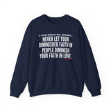 DIMINISHED FAITH UNISEX SWEATSHIRT