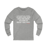 TRADING PLACES UNISEX LONG SLEEVE T-SHIRT