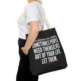 WEED THEMSELVES OUT TOTE BAG