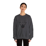 LOOK AT GAWD WHITE UNISEX SWEATSHIRTS