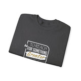 REACH FOR SOMETHING WHITE GOLD UNISEX SWEATSHIRTS