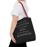 BLACK MAN RAINBOW TOTE BAG