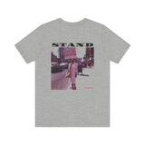 STAND - BLACK UNISEX SHORT SLEEVE T-SHIRT