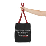 TAKE A DEEP BREATH (CLEAN) TOTE BAG