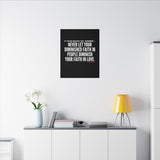 DIMINISHED FAITH CANVAS ART