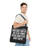 UPSIDE DOWN TOTE BAG