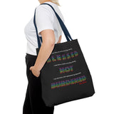 BLACK MAN RAINBOW TOTE BAG