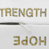 BLACK MAGIC - GOLD LETTERS LUMBAR PILLOW